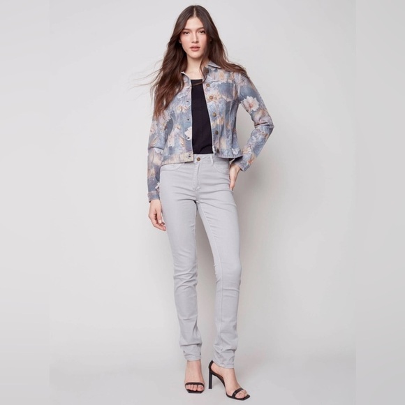 Charlie B Printed Reversible Jean Jacket - Picture 14 of 17